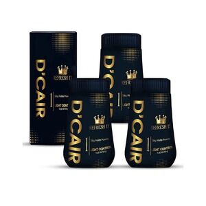 D'Cair Styling Powder 3 Ct Instant Volume Texture Boost Matte Finish Hair NEW